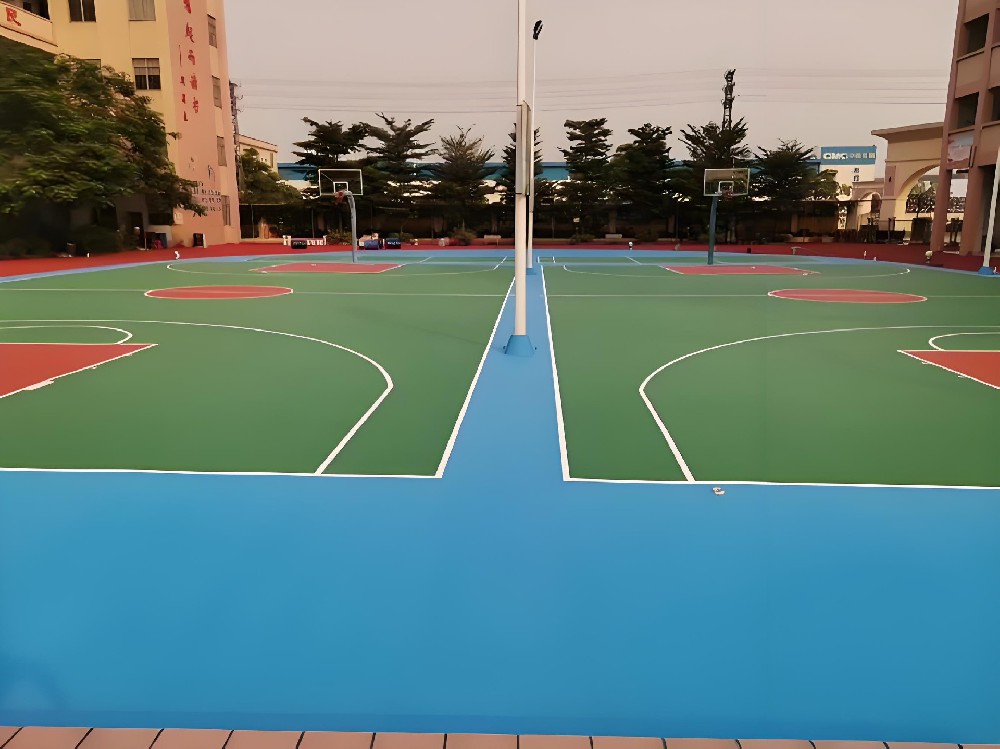 3mm硅PU篮球场
