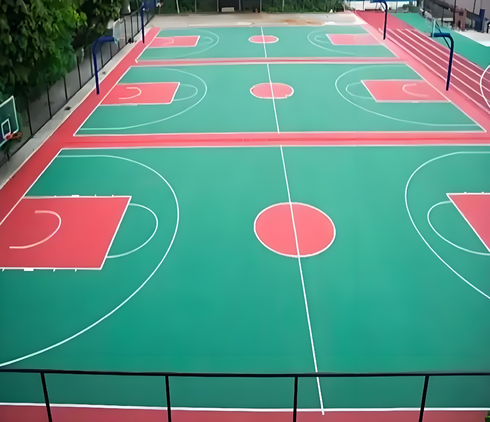 硅PU球场的每平方米价格